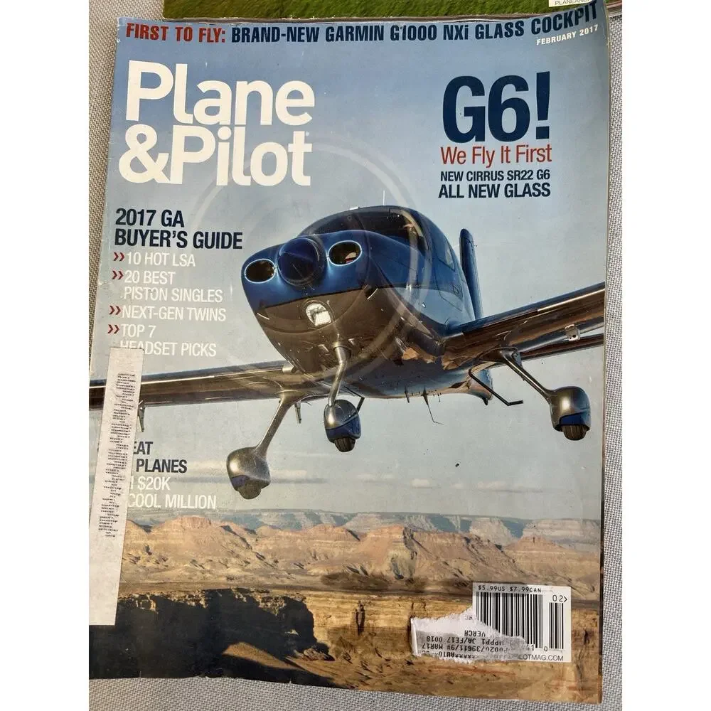 Plane & Pilot Magazine Avaition Flight 4 Issues 8/16, ,10 / 16, 11/16, 2/17,